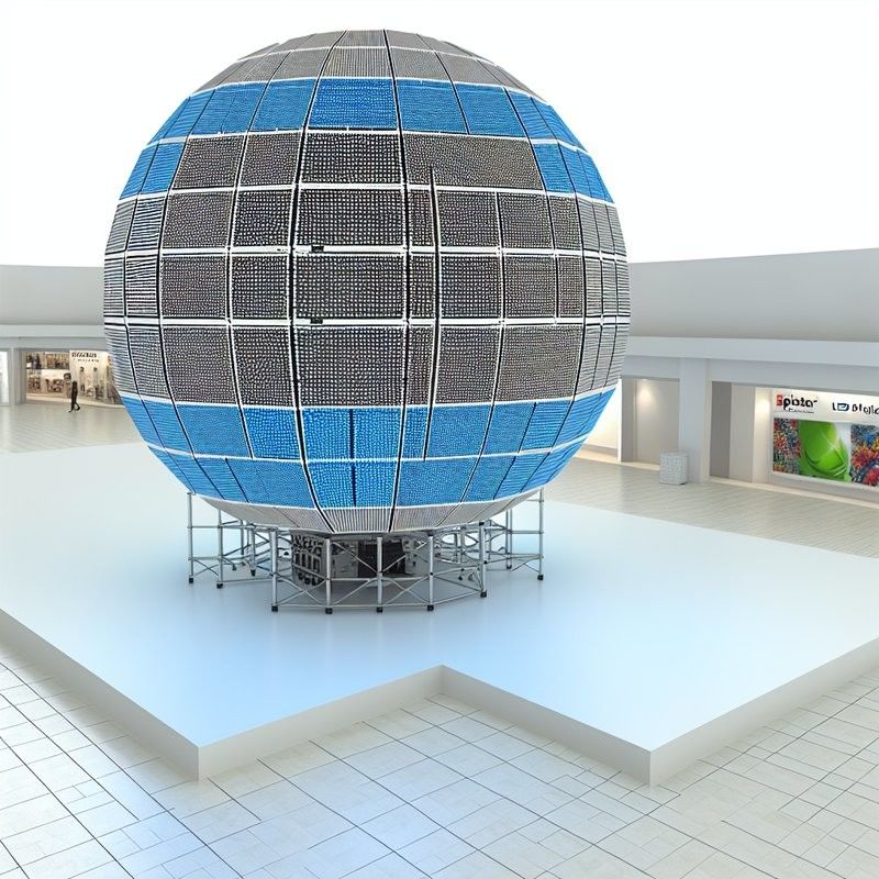 Epistar LED Chip shopping mall/events Sphere LED Display لاحتياجات التسوق الخاصة بك