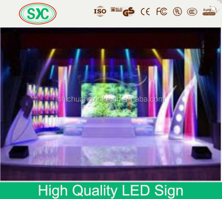 الكثافة الشاشة LED الداخلية الملونة الكاملة مع نظام التحكم LSN / NoVa و 160000 نقطة / م2 من شنزن