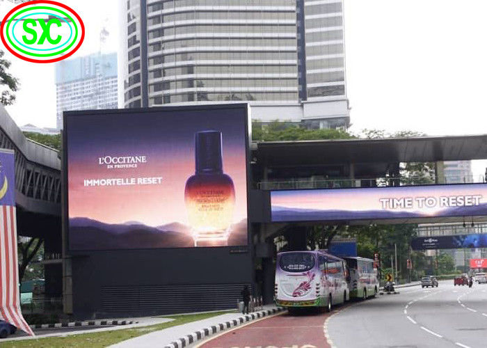 SMD3535 P10 LED Video Wall Panels Billboard 3500K ¥9500K مع NationStar Lamp الإعلانات الموجّهة بشاشة LED