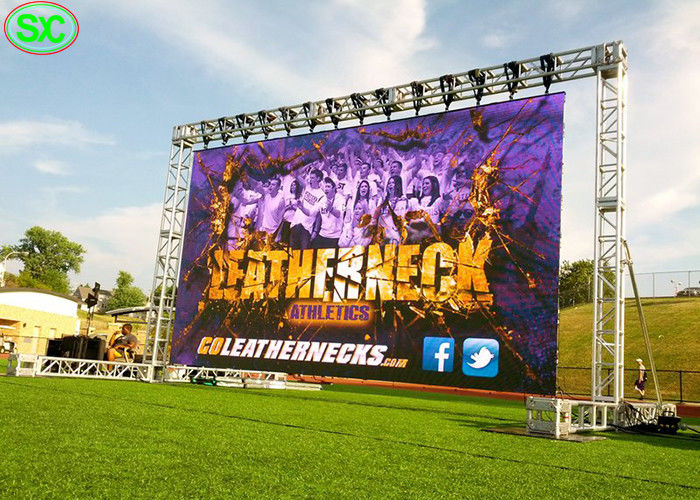 P4.8mm في الهواء الطلق تأجير شاشة ليد للخارجية المرحلة باكغرود مجلس ليد