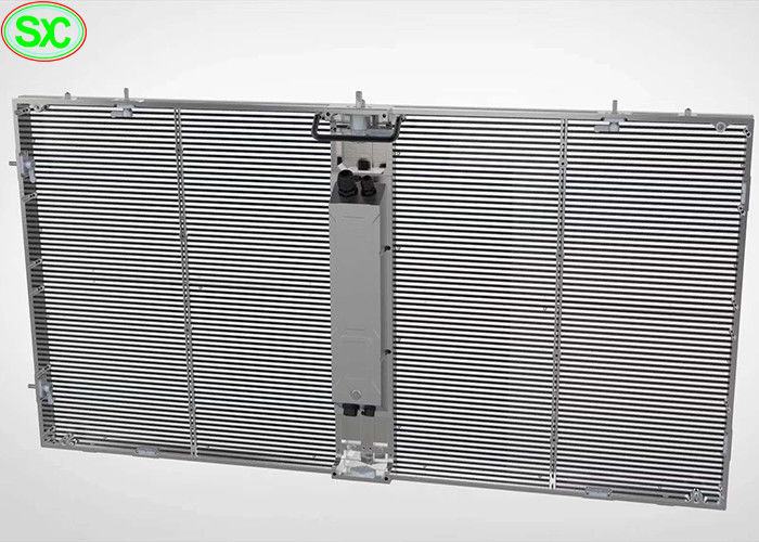 P5 زجاج نافذة رغب شفاف ليد شاشة 6000 شمعة في المتر المربع سطوع كري رقاقة