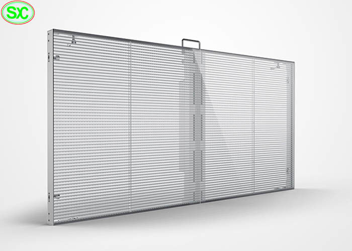 P10 الإعلان شاشة شفافة زجاج الشاشة نافذة شفافة