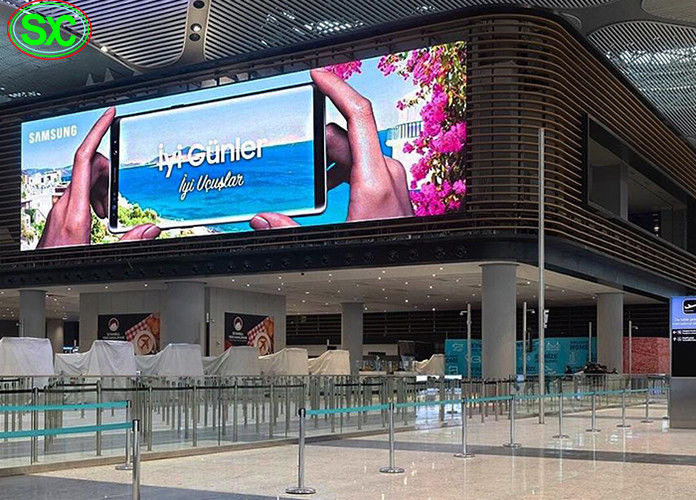 لوحة عرض رقمية ذات سطوع عالية P16 مع جهاز تحكم نووة بعيد