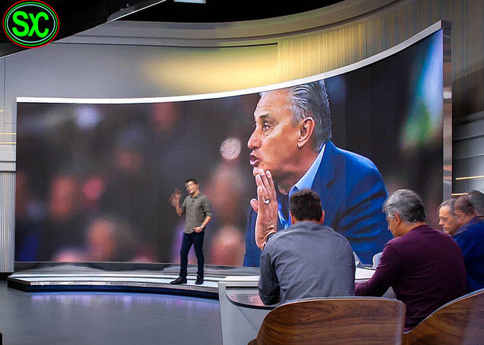 شاشة الستارة المرنة LED P3 ذات الرؤية العريضة زاوية SMD2020 لمركز التسوق