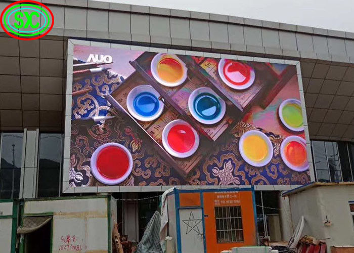 P6 في الهواء الطلق كامل لون LED العرض الشاشة الإعلانية الكبيرة 1920 هرتز في الداخل كامل لون LED العرض