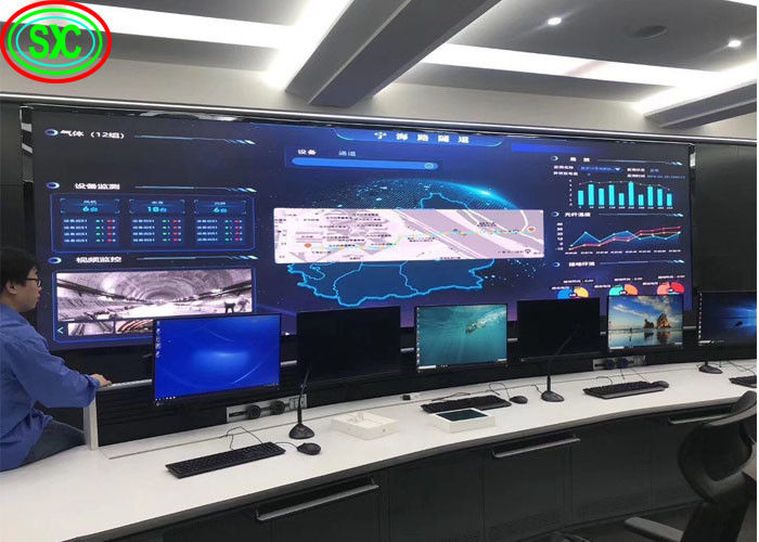 تثبيت ثابت داخل الحائط الفيديو LED 4 P5 P6 زاوية عرض واسعة دون شبح
