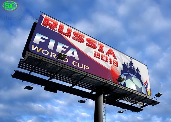 6 ملم بكسل شاشة LED لوحة تصميم نحيف للغاية لكأس العالم FIFA