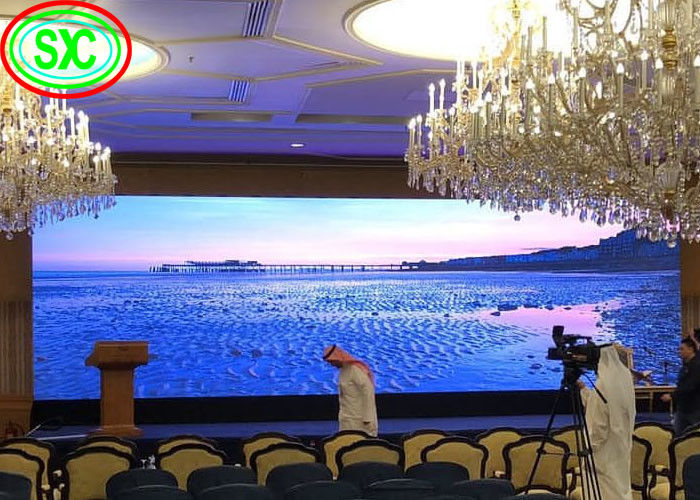 2mm SMD 2121 P3 P3.91 P4.81 شاشة LED للعرض المسرحي مع 1R1G1B تغليف 3 سنوات ضمان