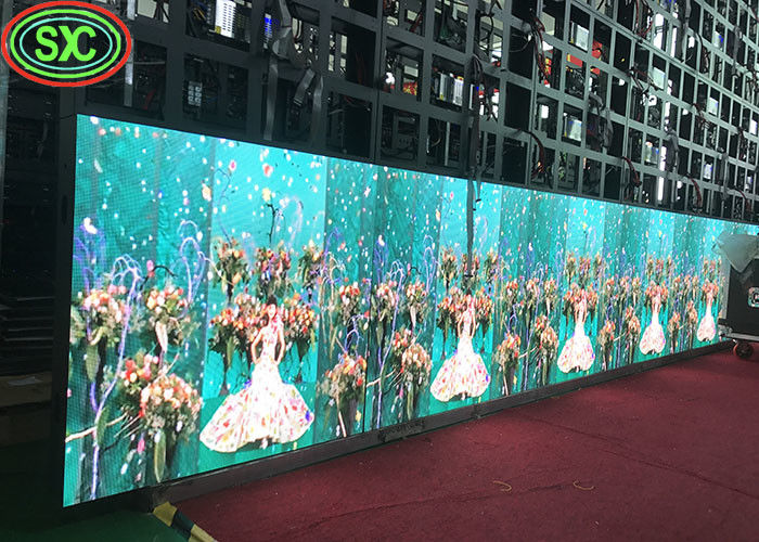 P2.5 تأجير داخلي 1R1G1B 3 في 1 شاشة LED ، مركز تسوق شاشة LED جدار فيديو