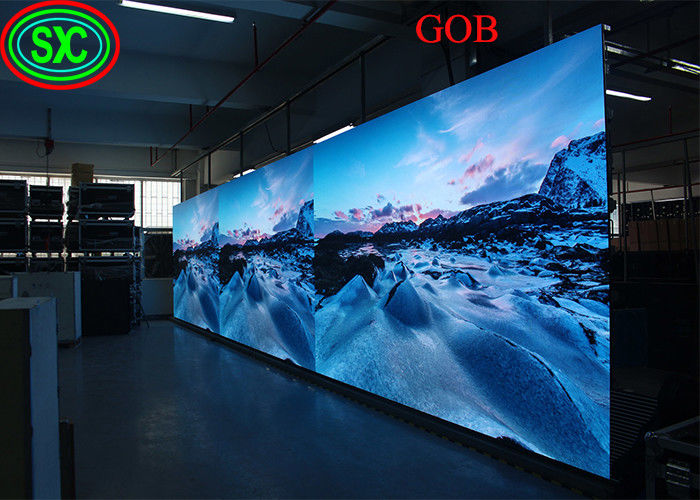 P3.91 HD لون كامل RGBLED الالومنيوم المسالك الصب الشاشة ارتفاع معدل التحديث 500 * 1000MM مجلس الوزراء