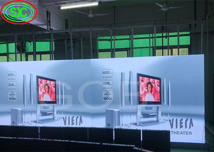 HD عازل المياه الصب الصب الألومنيوم/صندوق الحديد 1/30 Scan GOB P1.667 LED Video Display Panel