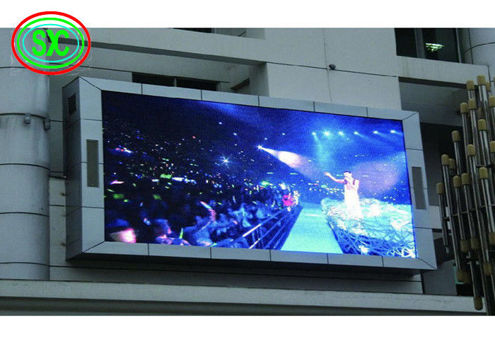 شاشة LED خارجية مقاومة للماء P4، ألوان كاملة، بكسل 4 مم، عمر افتراضي 10000 ساعة