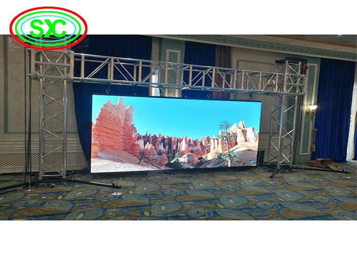 P3.91 P4.81 شاشة LED الخارجية للإيجار لوحة 500 * 1000mm Aluminun Cabinet