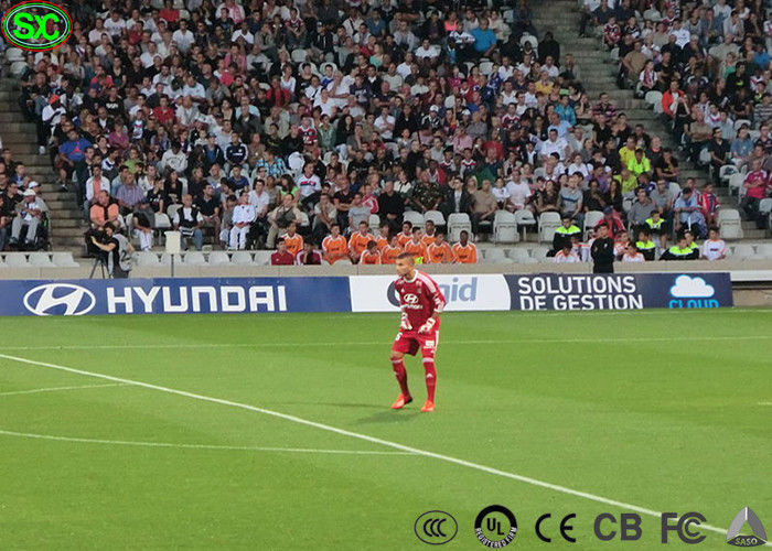 شاشة LED عالية الدقة بالألوان الكاملة DIP SMD P10 Sport Perimeter Stadium