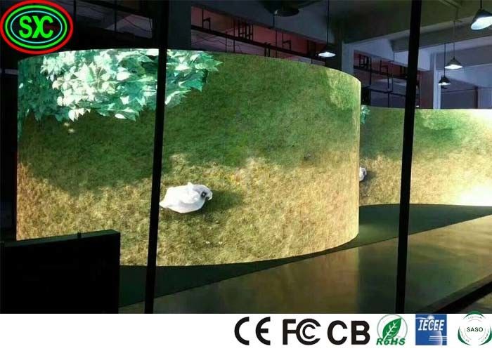 الإعلانات P5 داخلية عرض LED ملون كامل IP34 1/16 مسح smd2121