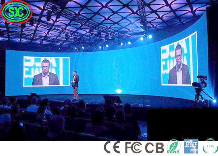 شاشة LED ملونة كاملة للاستئجار في الهواء الطلق جميع المواهب مرحلة 2500 نيتس سطوع 3 كثافة بكسل عالية 40000 نقطة / متر مربع