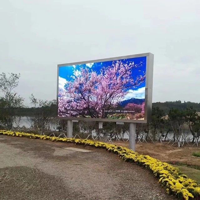 شاشة LED خارجية P8 شاشة فيديو LED خارجية P8 لوحة إعلانات خارجية عالية السطوع