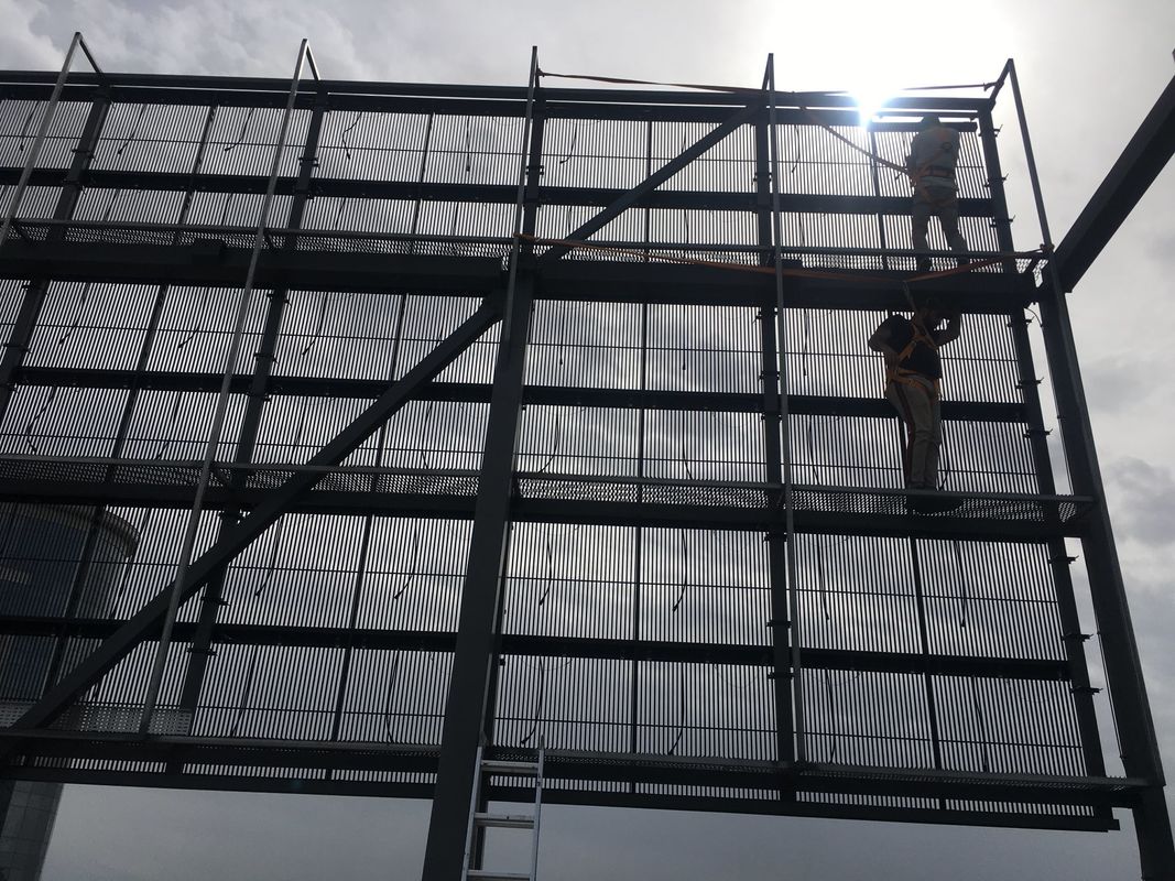 شاشة LED شفافة ملونة كاملة P3.91-7.82 مقاس 1000x1000 مم لعرض الزجاج