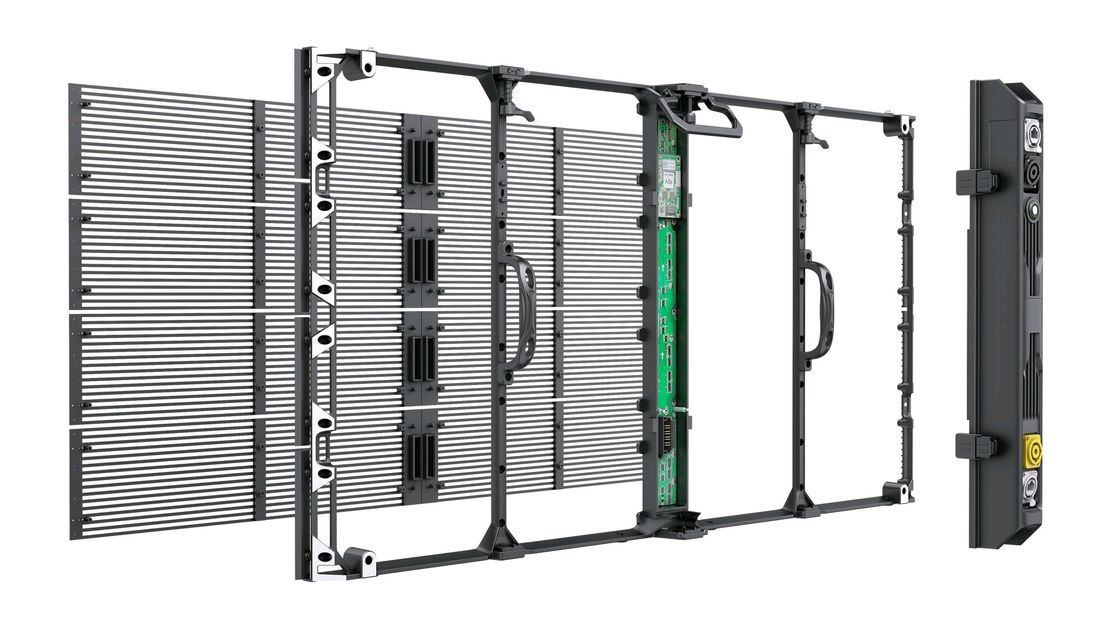 خفيفة الوزن G7.82-7.82 شاشة LED شفافة 6.2kg وحدة الوزن 0.2KG / PC طريقة القيادة طريقة القيادة