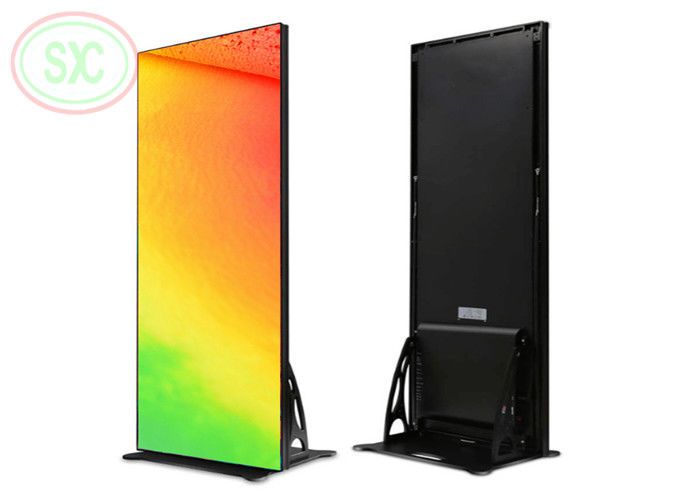 P1.86 لون RGB LED أرضية موقف ملصق للعروض التوضيحية للمتاجر الكبرى والفنادق والمطاعم
