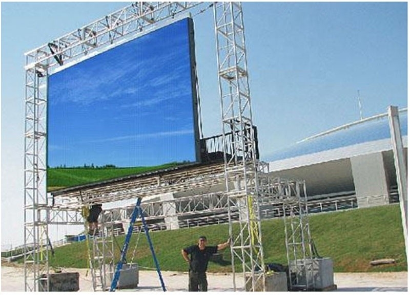 شاشة P8 الخارجية كاملة لون LED عرض وحدة الشاشة لمطار مركز قيادة الطريق السريع
