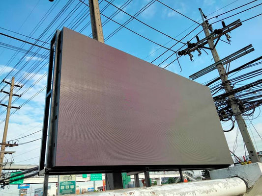 سعر جيد معدل تحديث عالي P3.91 500 * 1000mm مضاد للماء الشاشات المضاءة بالليل في الهواء الطلق الانترنت