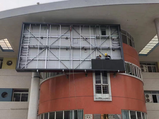 عرض لوحة الإعلانات التجارية الخارجية 960X960MM p10 شاشة كبيرة التثبيت الثابت أدى توفير الطاقة