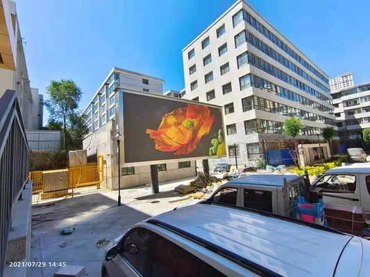 سعر جيد P8 SMD Outdoor 960X960MM شاشة / شاشة LED للإعلانات الثابتة المثبتة مع درجة البكسل 8 مم ، بطاقات نوفاستار ， 8000nit مشرق الانترنت