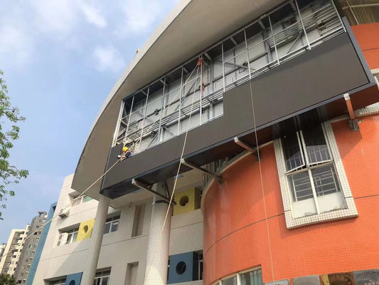 P10 مصباح مقاوم للماء خارجي 960x960mm شاشة إعلانات ملونة كاملة ثابتة شاشة عرض فيديو عالية الدقة LED