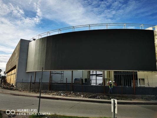 Hight Brightness P6 شاشة LED خارجية لوحة إعلانات 960x960mm خزانة حديدية