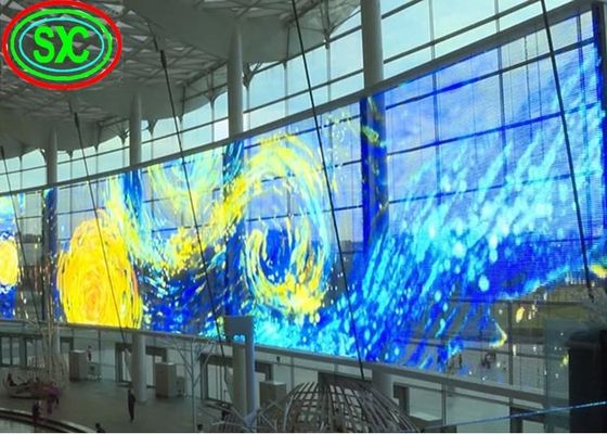 سعر جيد استقرار عالية داخلية كاملة اللون الشفاف شاشة LED SMD1921 500mm X1000mm الانترنت