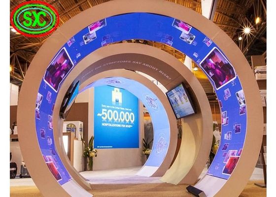 سعر جيد مجموعة فيلم مرنة مرنة دائمة LED شاشة الإعلانات الجدار الفيديو SMD2525 1R1G1B لوحة الإشارات الانترنت