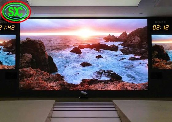 سعر جيد شاشة تلفزيون LED فائقة النحافة وعالية الدقة P6 داخلية SMD بالألوان الكاملة غير الملحومة الانترنت