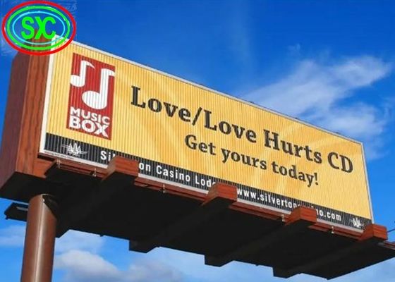 شاشة عرض خارجية للإعلانات ، إشارات LED ملونة كاملة عالية الدقة خارجية P20 IP65