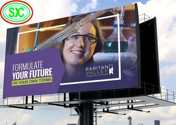 لوحة إعلانات LED خارجية ملونة كاملة P5، مسافة البكسل 5 مم، مقاومة للماء IP65