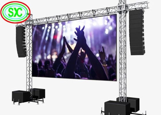 سعر جيد شاشة LED خارجية كاملة الألوان P6 مقاس 192x192 ملم، سطوع 5000 شمعة/م² الانترنت