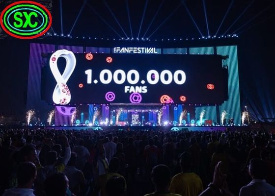 سعر جيد HD P3 تأجير تجاري في الهواء الطلق لوحة عرض LED ، لوحة عرض فيديو LED 192 * 192mm الانترنت