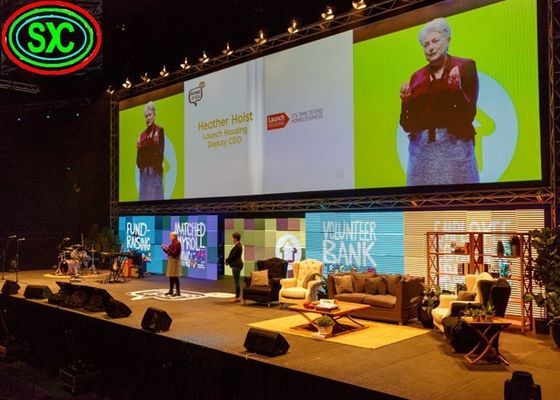 P2.5 تأجير شاشة LED ملونة كاملة داخلي ضمان لمدة 5 سنوات ، أحداث الاستخدام المرن