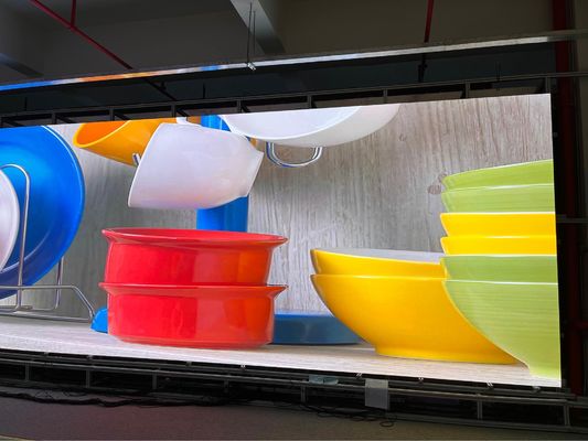 شاشة صغيرة صغيرة P8 الصب الصب من الألومنيوم شاشة الفيلم خلفية الفيديو لوحة الحائط شاشة LED مصغرة