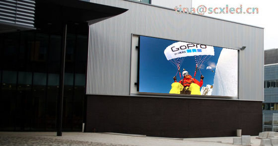 HD P6 مضاد للماء في الهواء الطلق كامل اللون LED جدار الفيديو SMD 3535 لوحات عرض LED