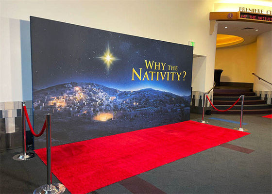 داخلي خارجي P5 Full Color LED Video Wall 5mm Pixel Pitch 1500cd/M2 السطوع