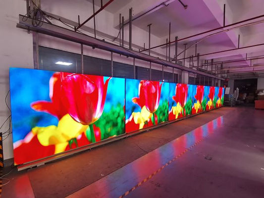 سعر جيد داخلية P3.9 عرض LED ملون كامل 500x500mm 500x1000mm خزانة مع معدل تحديث 3840 هرتز متصل