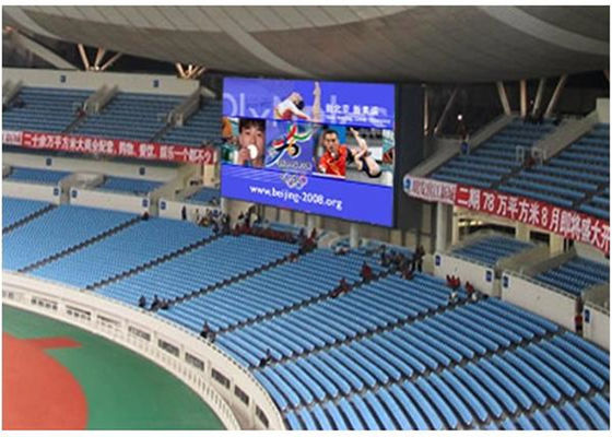 جودة شاشة LED خارجية P10 للملاعب مقاومة للماء IP65 بكسل 10 مم سطوع عالي مصنع