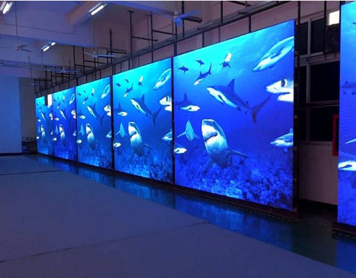 سعر جيد P3.91 شاشة LED داخلية 500x1000mm 5500Cd السطوع داخل شاشة full color led full color led الانترنت