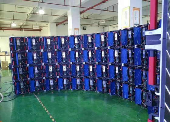 سعر جيد SMD2121 P2.5 القياسية 500x500mm غرف الألومنيوم المصبوب الميت داخل كامل لون Haning LED Display الانترنت