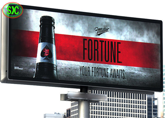 شاشة LED ملونة كاملة خارجية P5 Super Bright IP65 ، تثبيت ثابت ، علامة LED للإعلان التجاري