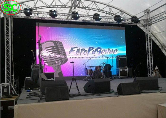 سطوع عالية P8 في الهواء الطلق تأجير أدى العرض رغب فيديو الحدث الديكور