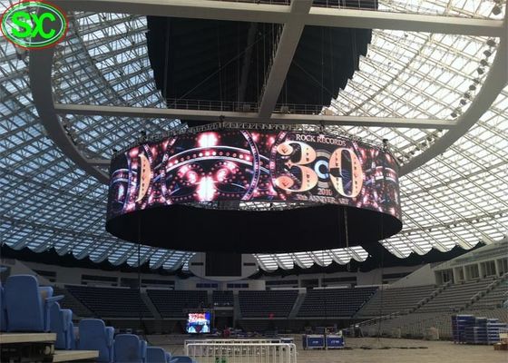 360 درجة داخلي P5 منحني ستارة شاشة ليد الرقمية شاشة انخفاض استهلاك الطاقة