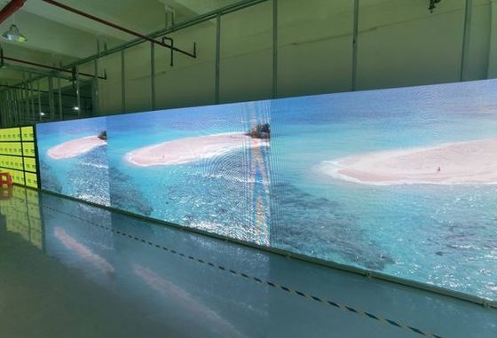 سعر جيد IP67 في الهواء الطلق 10000 نقطة / مربع متر RGB LED الشاشة المعدنية من الألومنيوم 960mmx960mm الانترنت