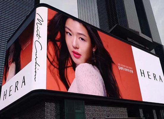 شاشة LED كبيرة في الهواء الطلق ذات وضوح فائق وغير ضوضاء